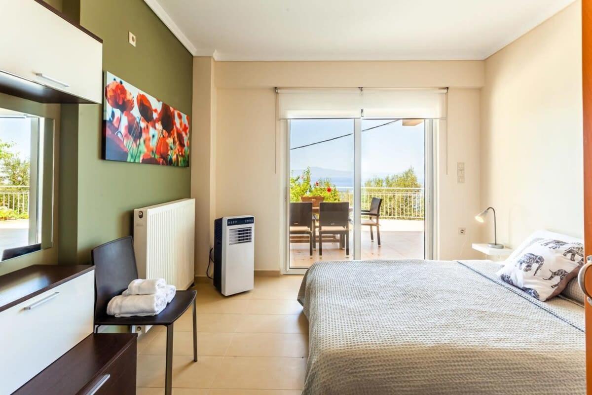 Aigli Fully Equipped Getaway - Seaview Lux Retreat Villa Kalamáta Eksteriør bilde