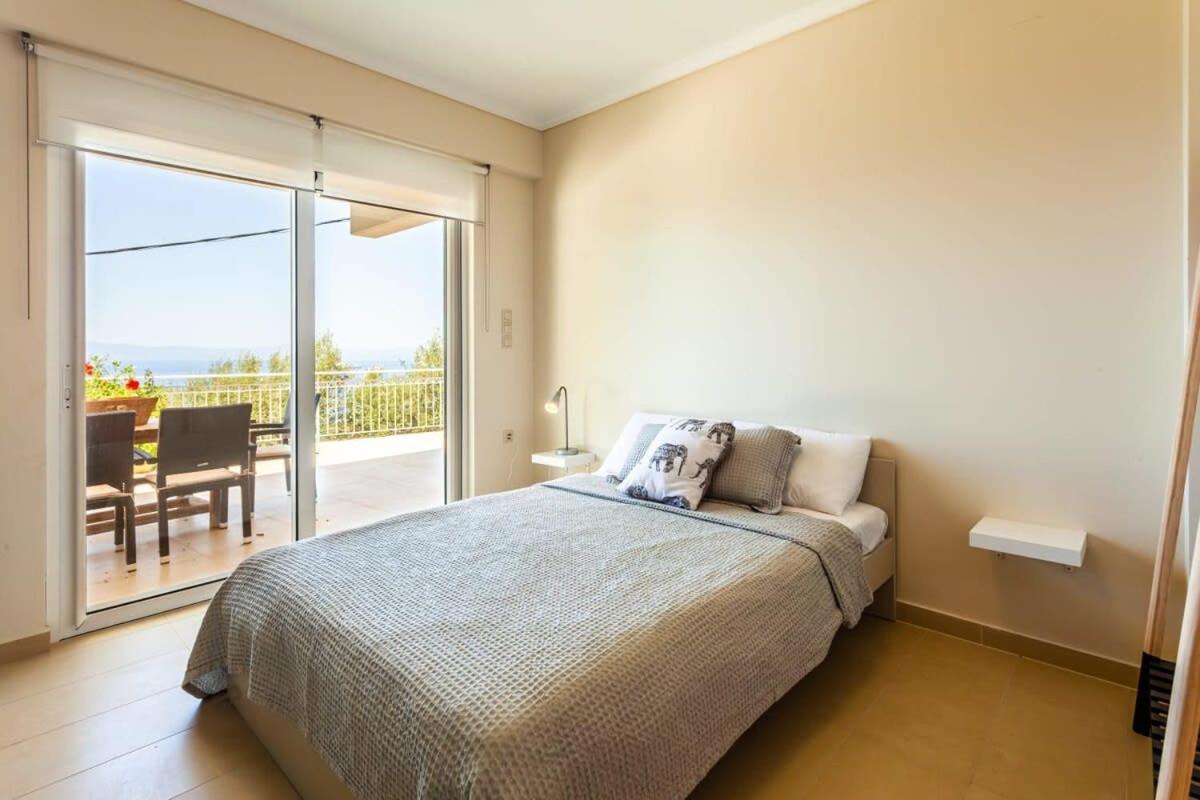 Aigli Fully Equipped Getaway - Seaview Lux Retreat Villa Kalamáta Eksteriør bilde